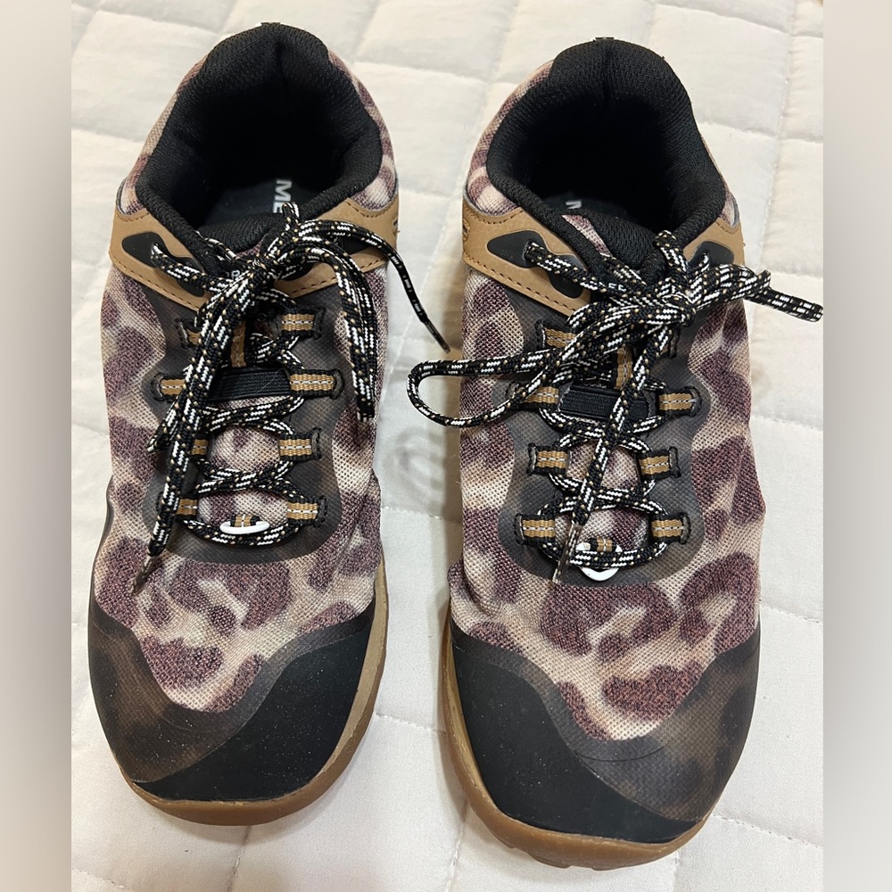 Merrill Antora 3 Trail Sneaker in Leopard